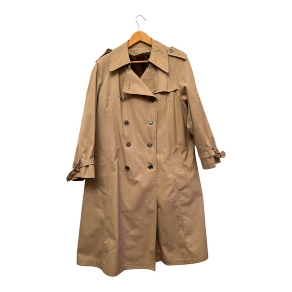 Vintage (70’s) London Fog Trench Coat Men’s 16½ EXCELLENT CONDITION - Picture 2 of 6